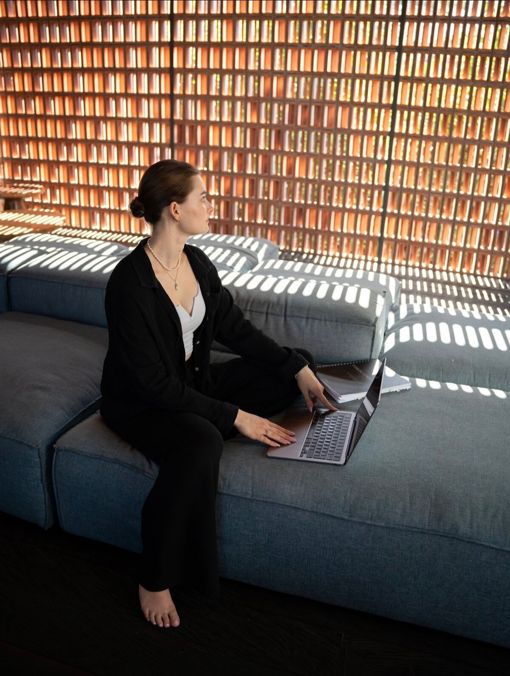 Marie Letzner bei der Arbeit